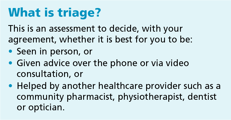 What is triage